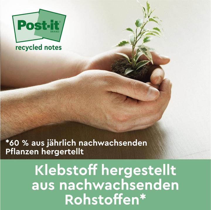 Actual product image Post-it Recycling Notes (76 x 76 mm)