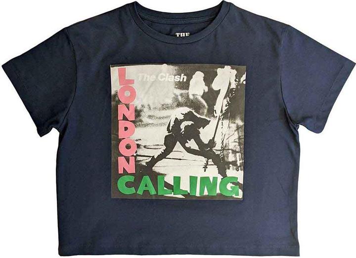 The Clash London Calling Crop Top (Girlie)