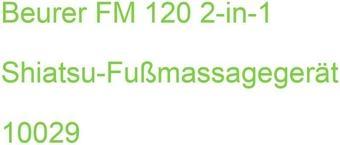 Image du produit Beurer FM 120 Masseur de pieds shiatsu 2 en 1