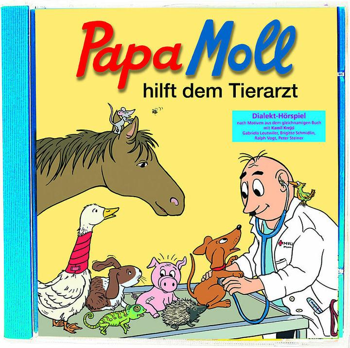 Immagine prodotto Globi CD Papa Moll aiuta il veterinario (Jürg Lendenmann, Raphael e Corinne Volery-Schroff, Tedesco, Francese)
