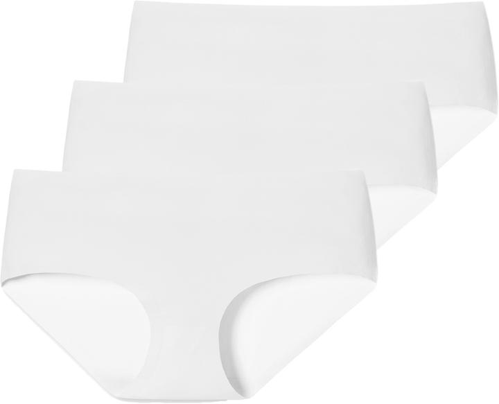 Actual product image Schiesser 3 Pack Invisible Cotton Seamless Panty (38, M, pack of 3)