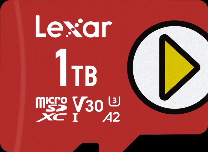 Actual product image Lexar Other Computer Accessory MEMORY MICRO SDXC 1TB UHS-I/PLAY LMSPLAY001T-BNSNG (1000 GB, microSDXC, UHS-I)