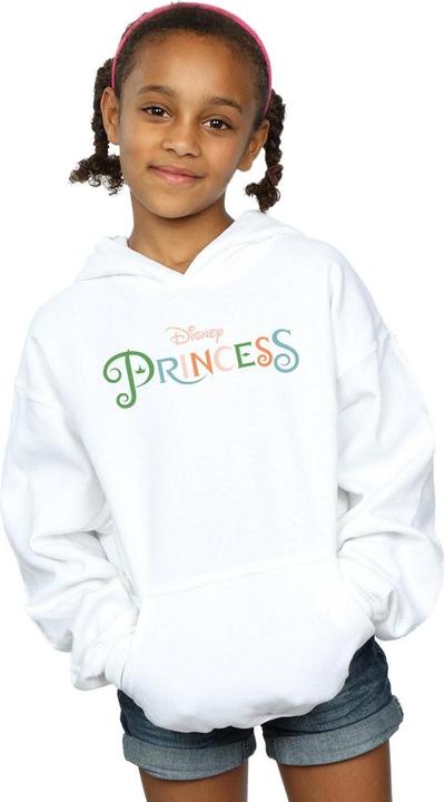 Immagine prodotto Disney Princess Colour Logo Felpa con Cappuccio Ragazze (152, 158)