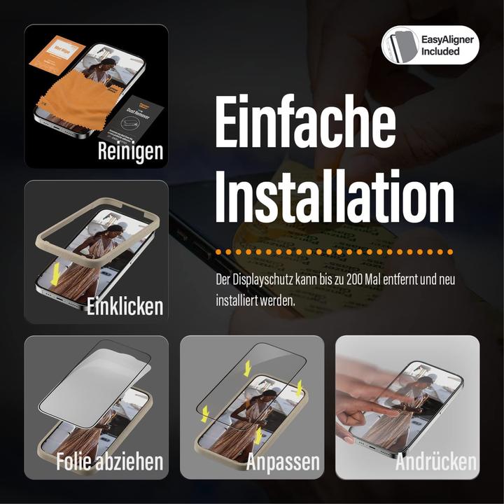 Immagine prodotto PanzerGlass Vestibilità ultra-ampia (1 Pezzo/i, Apple iPhone 13, Apple iPhone 14, Apple iPhone 13 Pro)