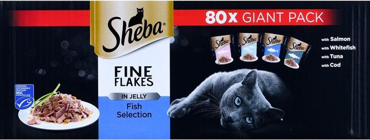 Actual product image Sheba Fine Flakes (Adult, 80 pcs., 6800 g)