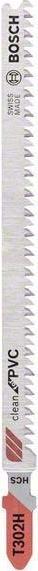 Actual product image Bosch Professional Zubehör PRO Plastics PVC clean T302H Jigsaw blade, 132 mm, 5 pcs.