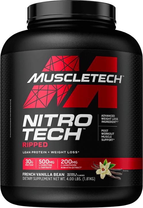 Actual product image Muscle Tech Performance Series Nitro-Tech Ripped (French Vanilla Swirl, 1 pcs., 2092 g)