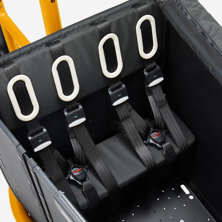 Produktbild Btwin E-Lastenfahrrad Cargobike Long John F900E Family gelb