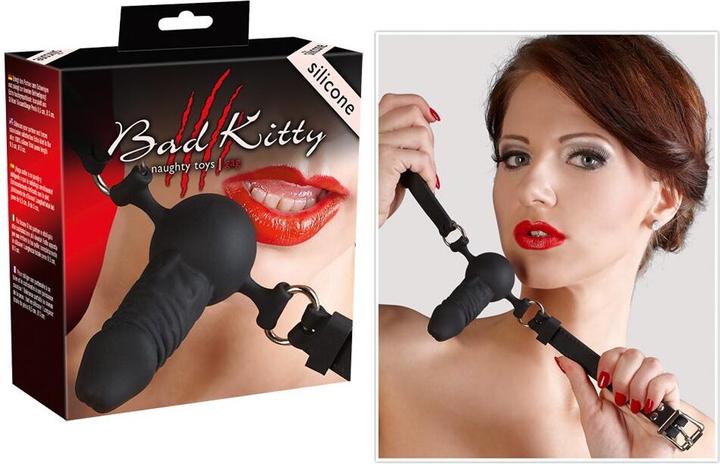 Actual product image Bad Kitty Silicone gag penis