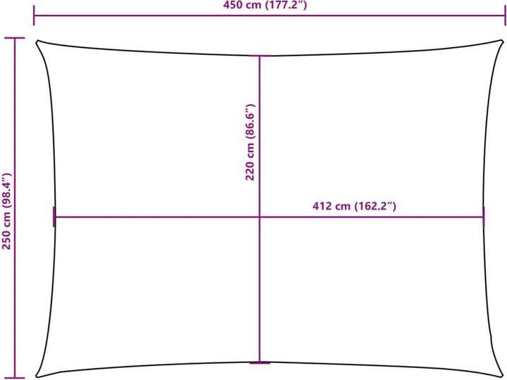 Image du produit VidaXL Sonnensegel (250 x 450 cm)