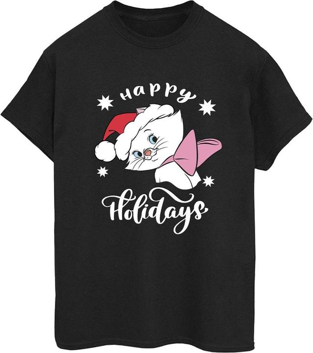Disney Die Aristocats Frohe Feiertage Baumwolle Boyfriend TShirt