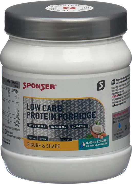 Produktbild Sponser Low Carb Protein Porridge (540g) (Coconut, Almond, 1 Stk., 540 g)