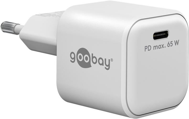 Actual product image Goobay USB C Nano Quick Charger with GaN technology (65 W)