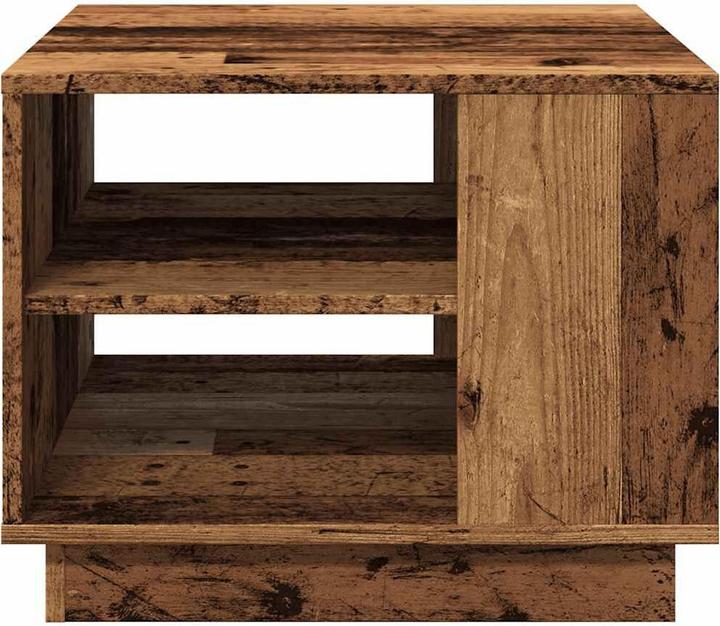 Produktbild VidaXL Couchtisch Beistelltisch Wohnzimmertisch Kaffeetisch Altholz-Optik (55 x 55 x 42 cm)
