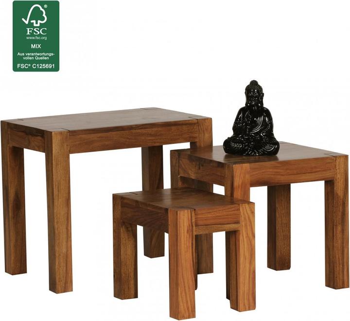 Actual product image Wohnling Mumbai (45 x 35 x 50 cm, 37 x 35 x 37 cm, 34.5 x 23 x 28 cm)