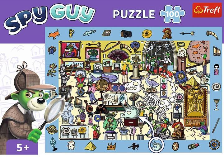 Productafbeelding Trefl Puzzel 100 - Spy Guy - Museum (100 onderdelen)