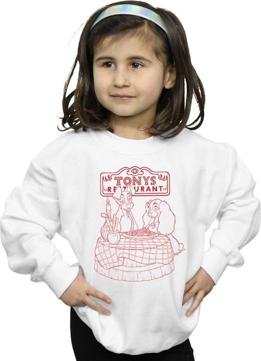Produktbild Disney Lady And The Tramp That's Amore Sweatshirt Mädchen (140, 146)