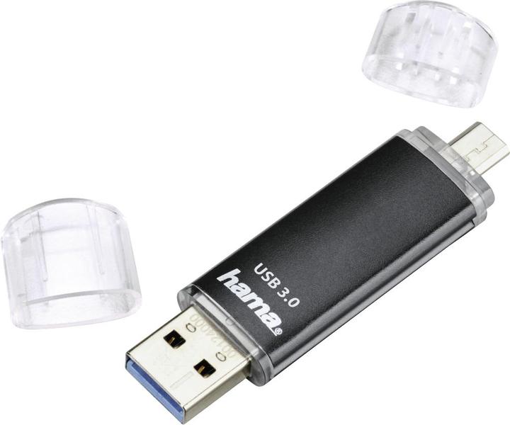 Produktbild Hama Laeta Twin (32 GB, Micro USB, USB-A, USB 3.0)