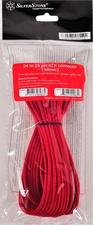 Actual product image Silverstone ATX Extension 24-24Pin red