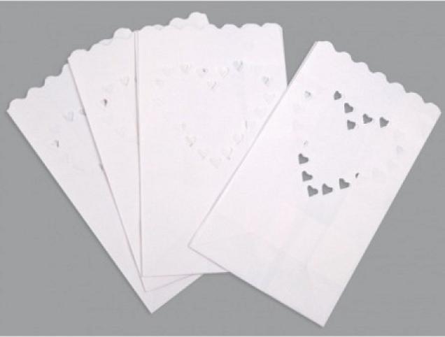 Actual product image Partydeco Lanterns, candle bags, 15 x 9 x 26cm (1 pkt / 10 pc.) (10 pcs.)