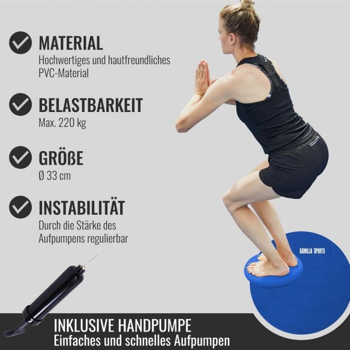 Image du produit Gorilla Sports Coussin de siège pour ballon