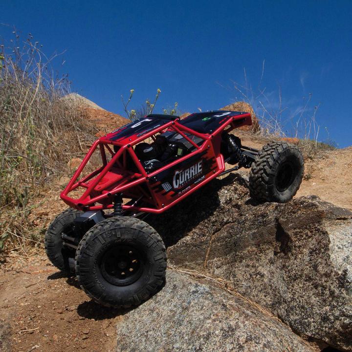 Produktbild Axial Capra 1.9 Unlimited Trail Buggy Elektro Brushed Crawler 4WD 1:8 RTR Rot (RTR Ready-to-Run)