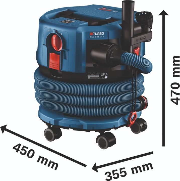 Produktbild Bosch Professional Akku-Staubsauger GAS 18V-12 MC, Solo Version (Nass-Trockensauger)