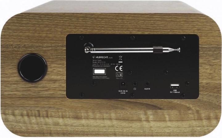 Productafbeelding Albrecht DR 870 CD DAB+ Seniorenradio (DAB+, VHF, Bluetooth)