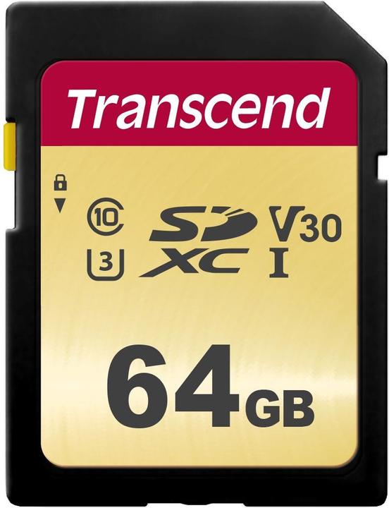 Produktbild Transcend SDXC UHS-I U3 (64 GB, SDXC, U1, UHS-I)