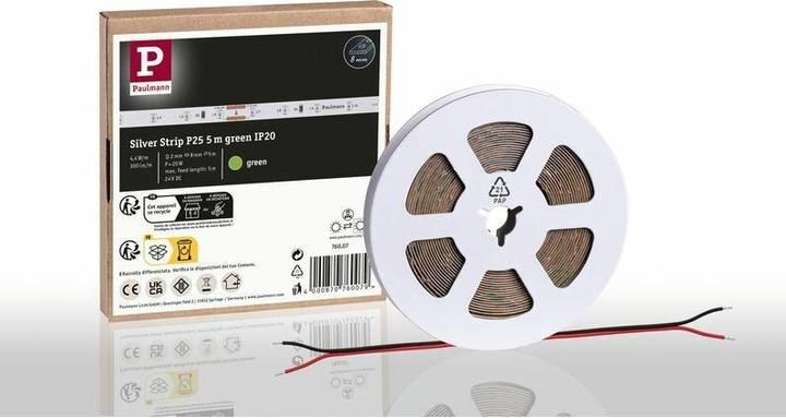 Actual product image Paulmann Pro Strip Silver P25 (Green, 500 cm, Indoor)