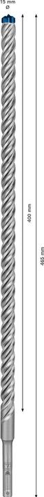 Actual product image Bosch Professional Zubehör Expert SDS plus-7X hammer drill, 15 x 400 x 465 mm (15.0 mm)