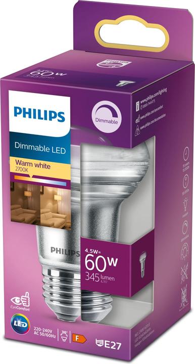 Immagine prodotto Philips Riflettore (E27, 4.50 W, 345 lm, 1 x, F)