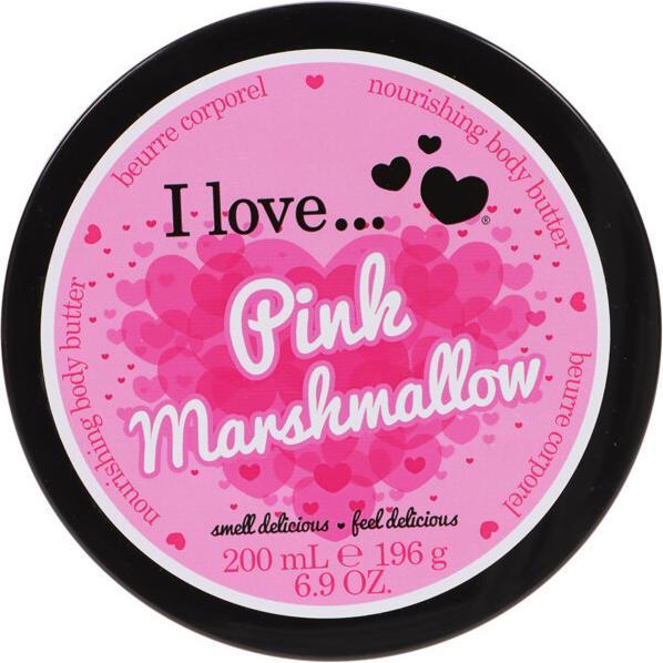 Produktbild I Love... Pink Marshmallow Body Butter 200ml (Körpercreme, 200 ml)