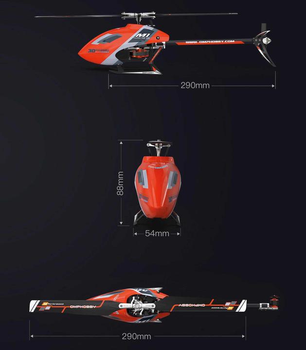 Actual product image OMPHobby OMP Heli M1 EVO gelb mit Sender # OSHM0035