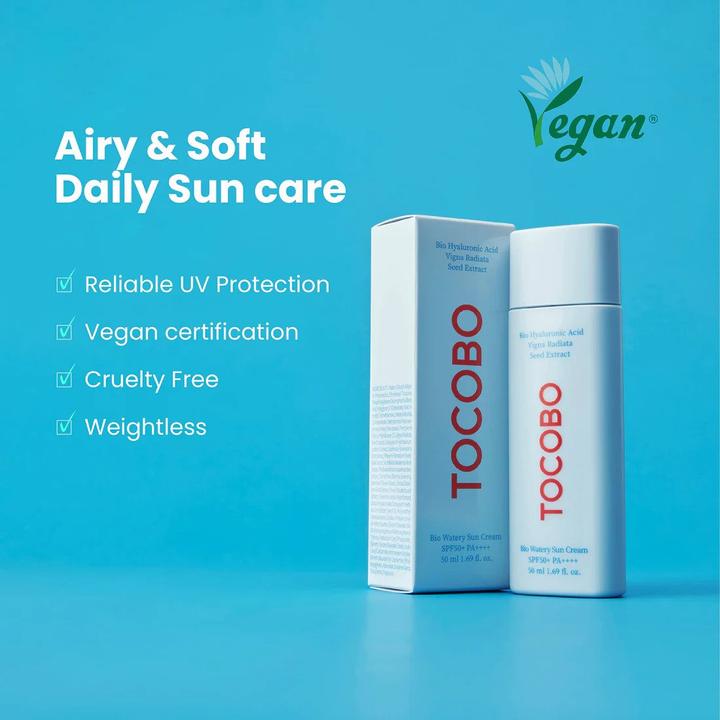 Actual product image Tocobo Bio Watery (Suntan cream, SPF 50+, 50 ml, 50 g)
