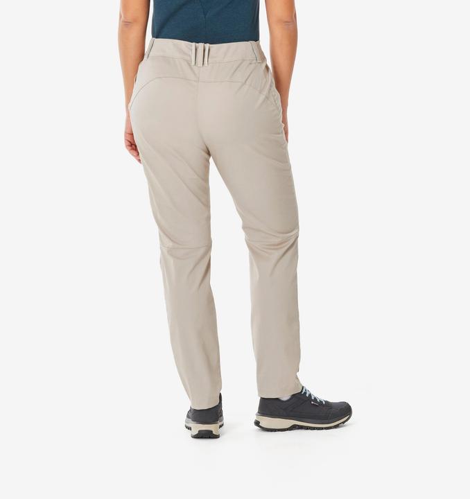 Image du produit Quechua Pantalon de randonnée femme, NH500 Regular beige (40)