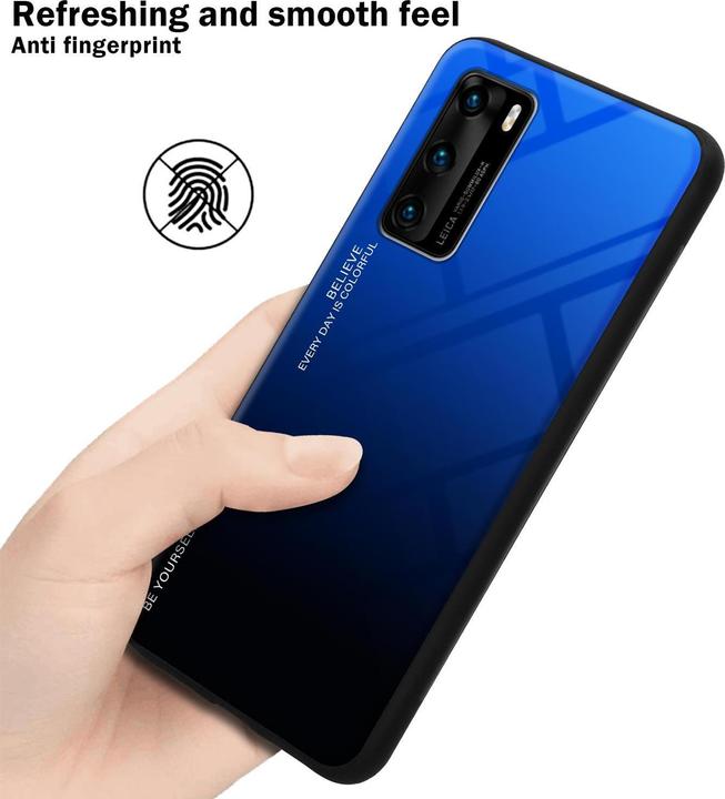Productafbeelding Cadorabo TPU 2 kleuren glasdekking (Huawei P40)