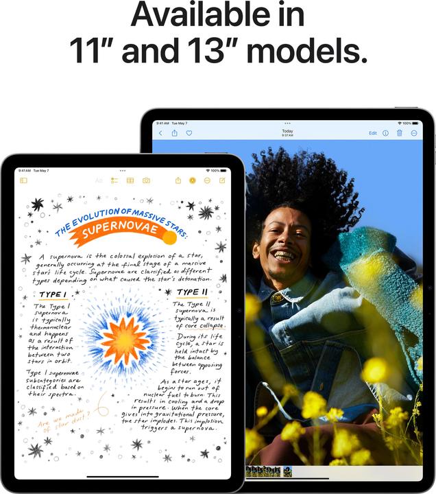 Produktbild Apple iPad Air 13 2024 (M2) (5G, 13", 512 GB, Starlight)