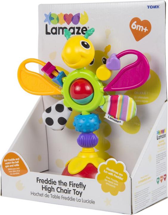 Actual product image Tomy Lamaze Freddie the Firefly High Chair Toy