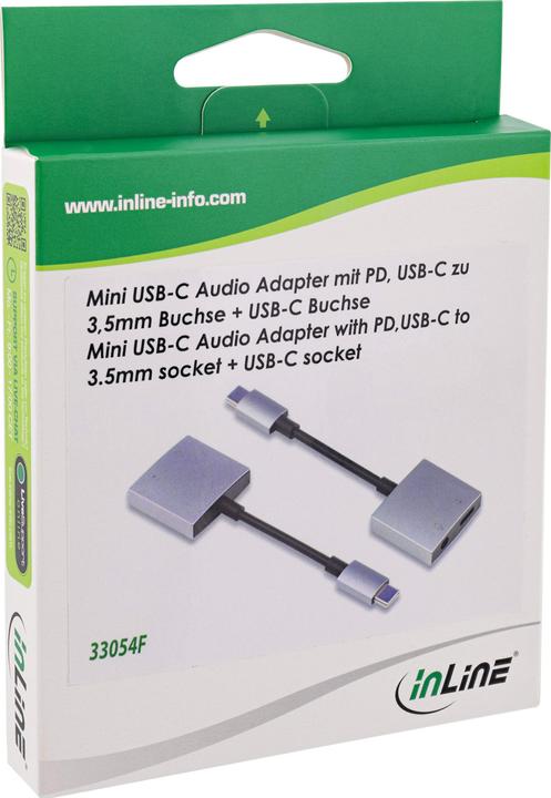 Immagine prodotto InLine Cavo adattatore audio USB-C (Convertitore videocamera)