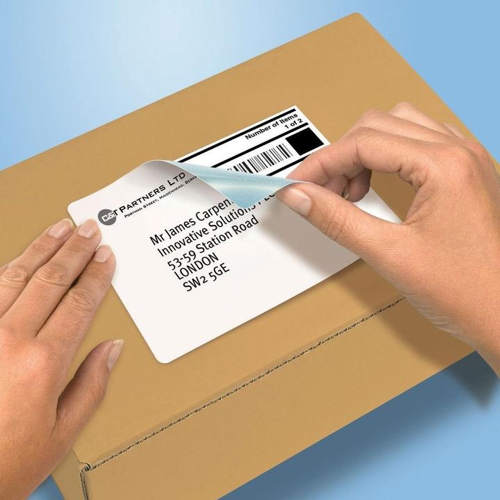 Actual product image Avery Versand labels