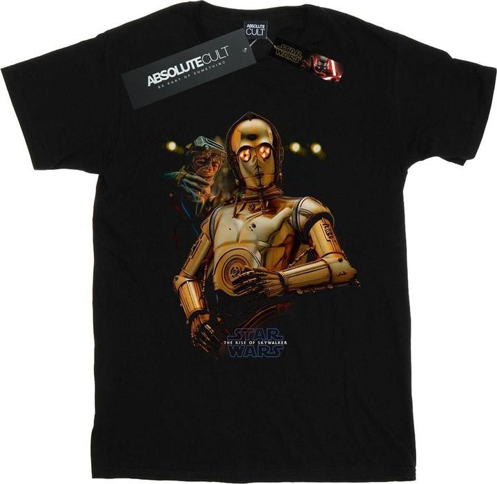 Produktbild Star Wars The Rise Of Skywalker C3PO And Babu Frik TShirt (L)