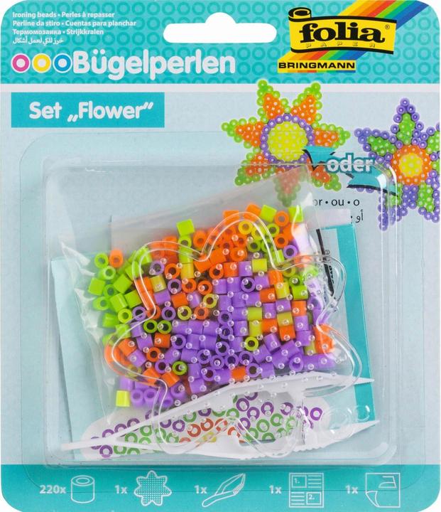 Actual product image Folia Ironing beads set Flower