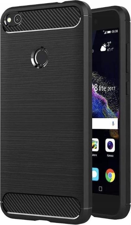 Immagine prodotto Techsuit - Carbon Silicone - Huawei P9 Lite 2017 / P8 Lite 2017 - Black (Huawei P9 Lite (2017), Huawei P8 Lite (2017))