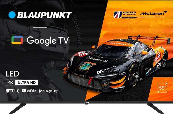 Productafbeelding Blaupunkt TV 55UGC5500S 55 4K Ultra HD DLED Google TV Wi-Fi Bluetooth Zwart (12000 mAh)