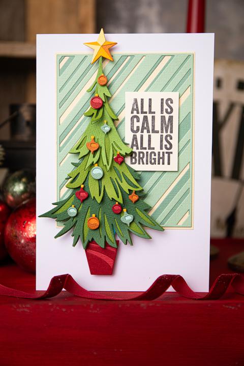 Produktbild Sizzix Thinlits Stanzschablone "Trim a Tree Colorize by Tim Holtz"