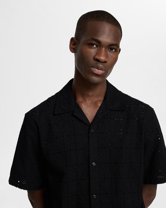 Produktbild Selected Homme Broderie Anglaise Kurzarmhemd (XL)