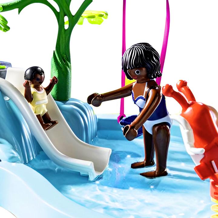 Productafbeelding Playmobil Kinderzwembad met whirlpool (70611, Playmobil familieplezier)