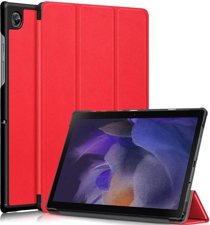 Cover-Discount Galaxy Tab A7 Lite - Tri-fold Smart Case red (Galaxy Tab A7 Lite)