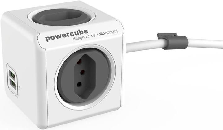 Produktbild Allocacoc PowerCube Extended USB S+ (4 x, Typ 13, USB-A, 1.50 m)